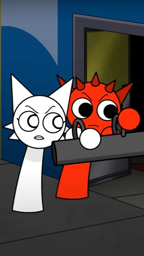 ai character: sprunki vs dandy,s background