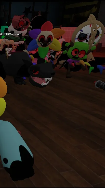 ai character: all twisted background