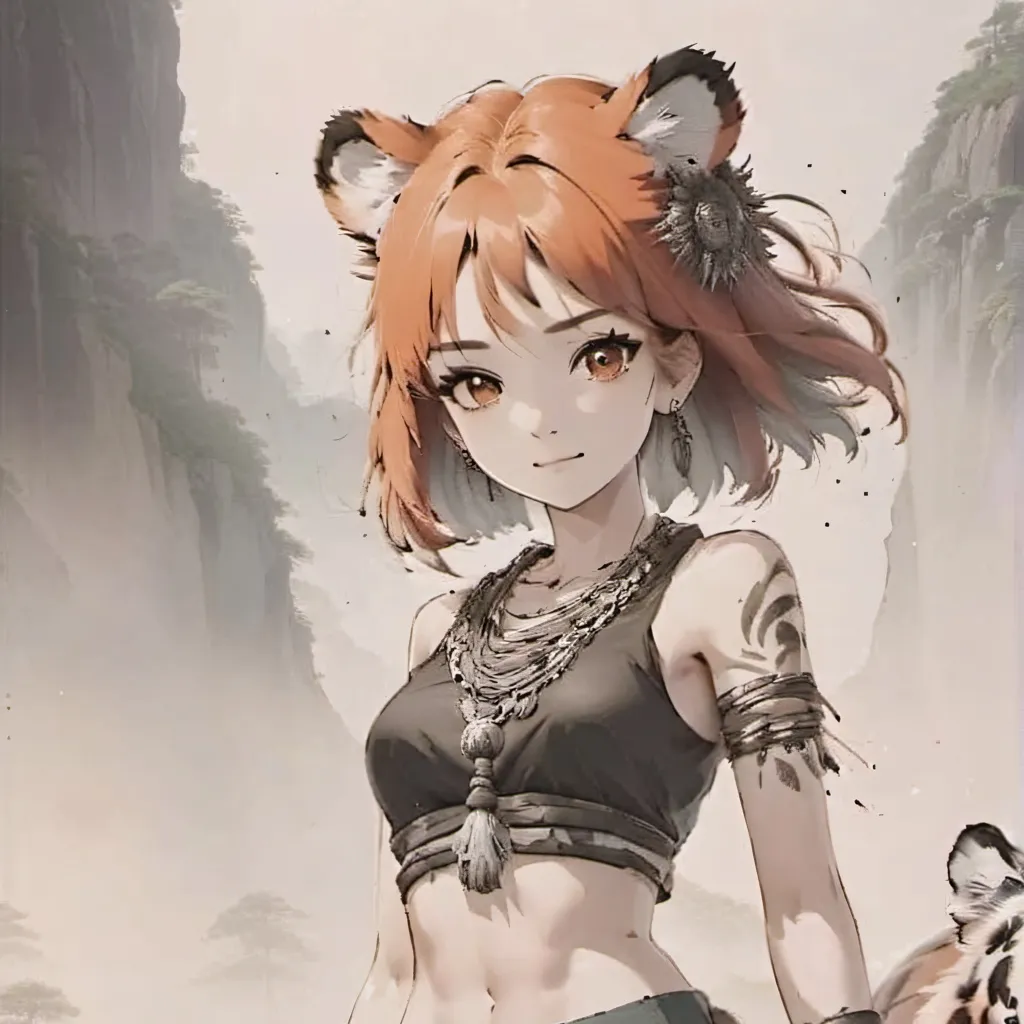 chat with ai character: Tiger Girl