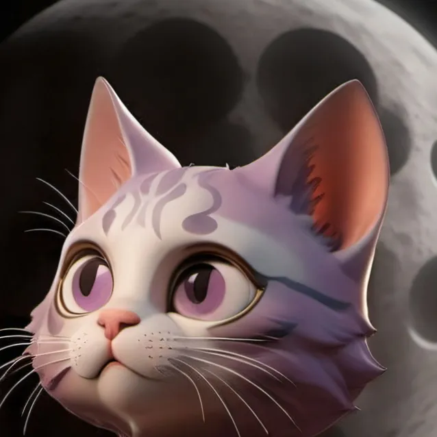 chat with ai character: luna he cat 