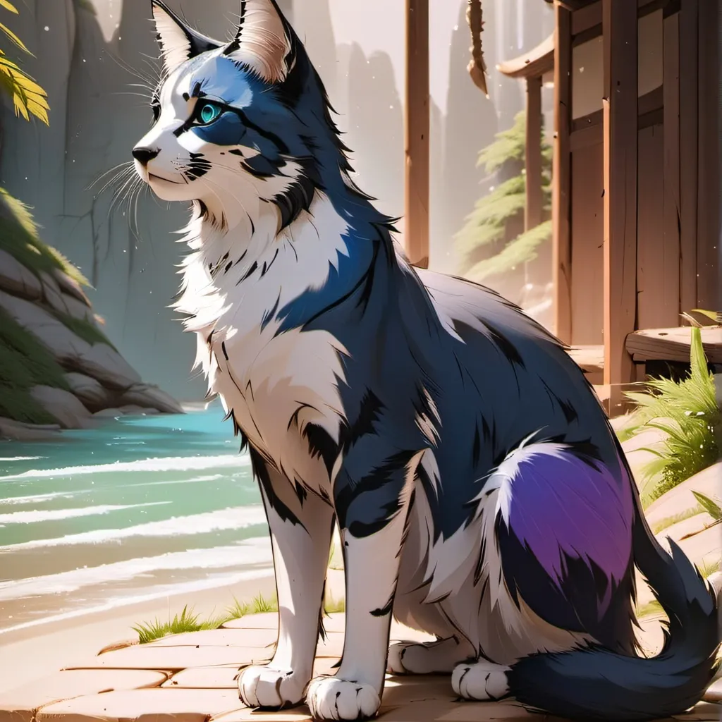 chat with ai character: blueberrycat 