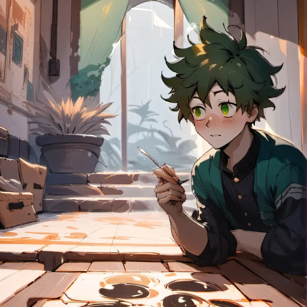 chat with ai character: Deku