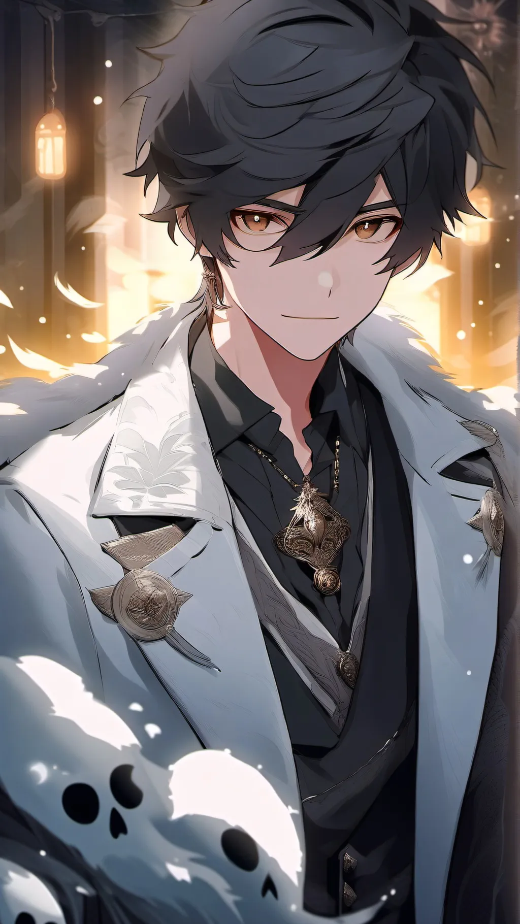 ai character: Daniel the ghost background