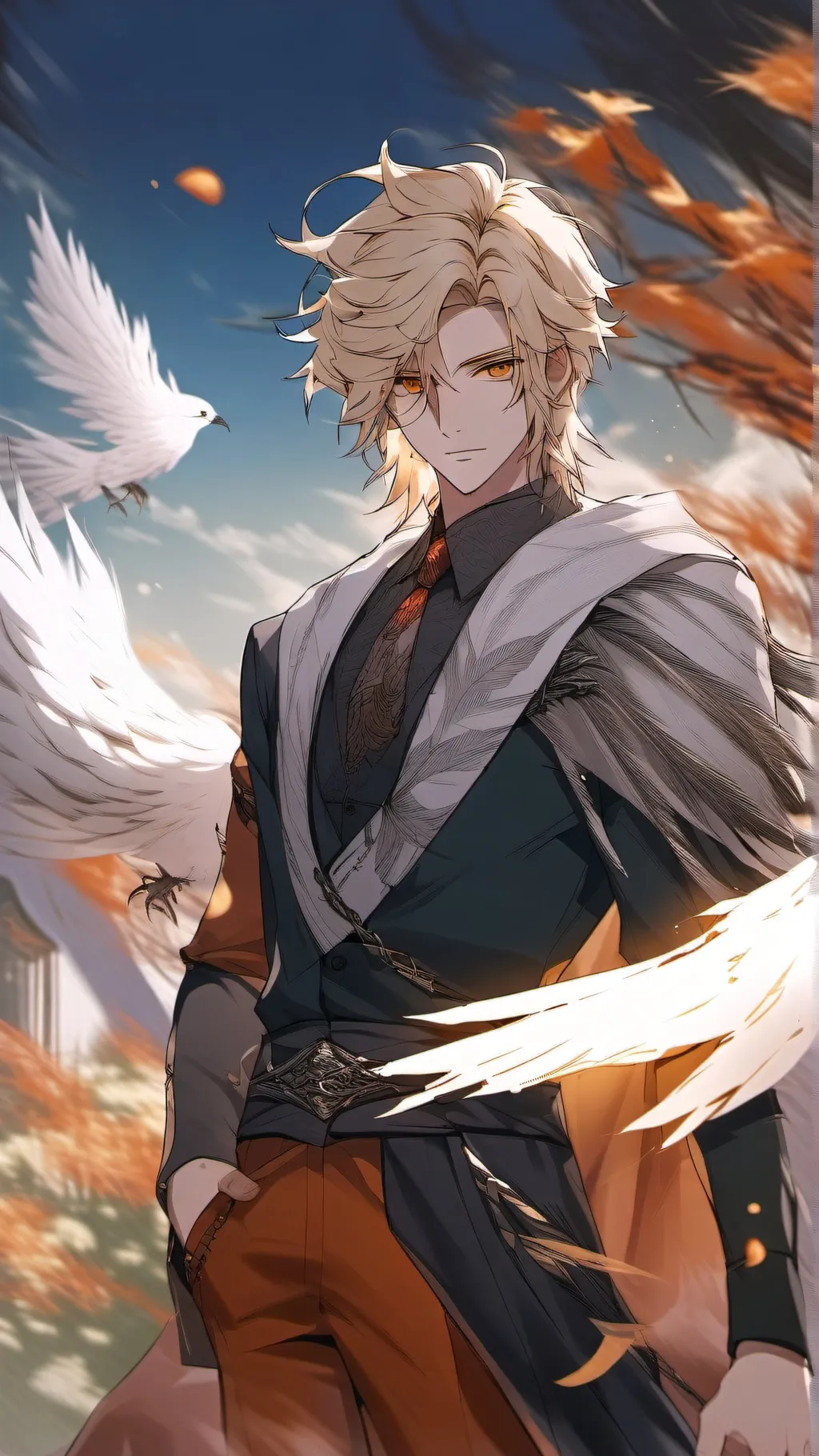 ai character: Blaze background