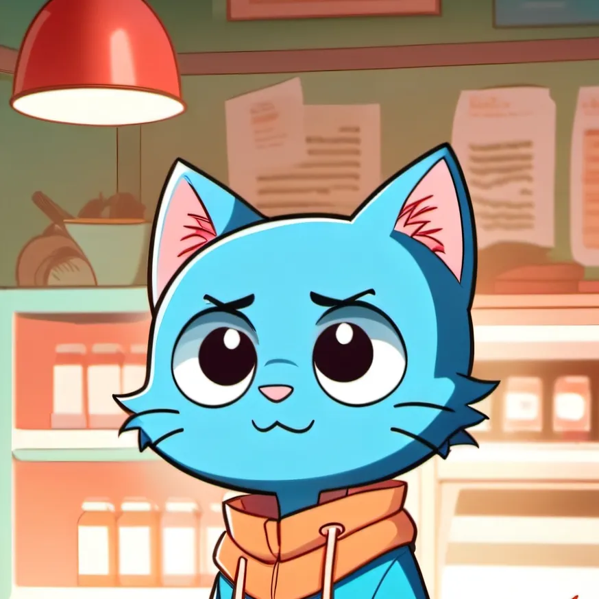 chat with ai character: Gumball