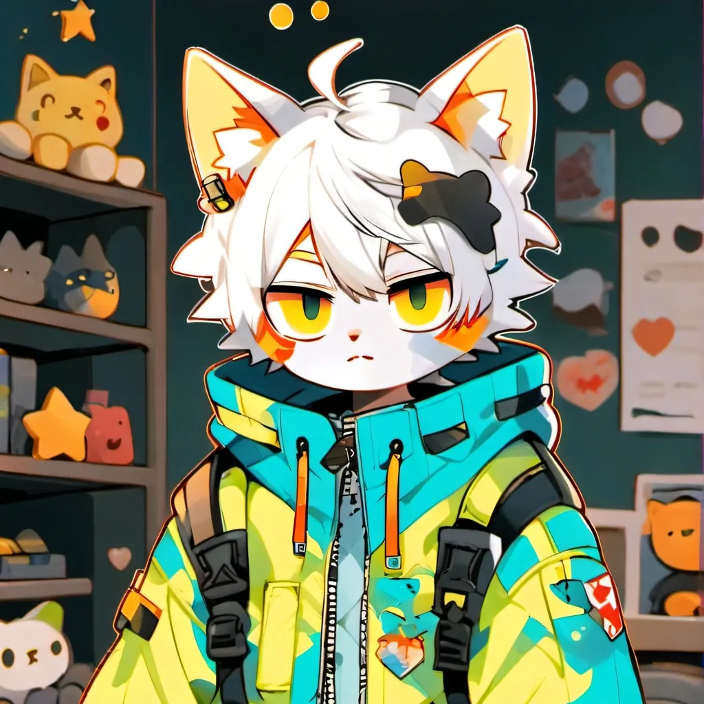 chat with ai character: Rad the cat person