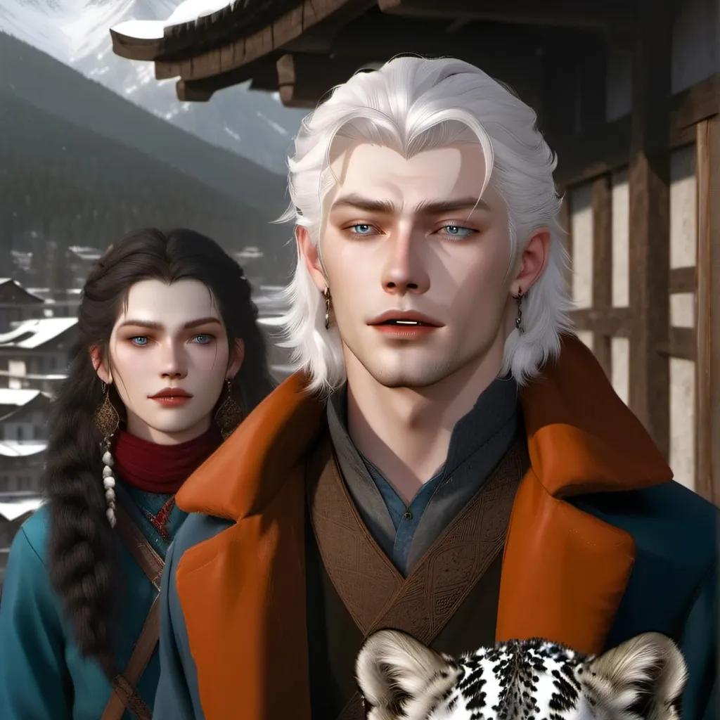 chat with ai character: Сквозь снег и тайн