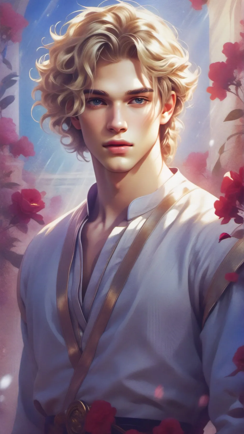 ai character: Ashes and stars  background