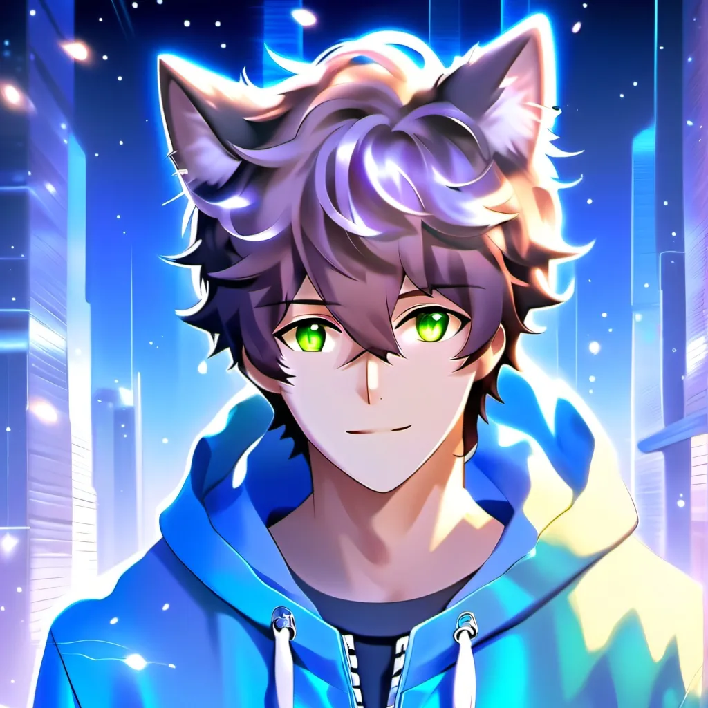 chat with ai character: Gamer cat BF