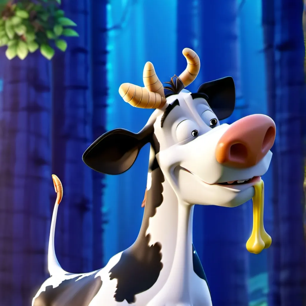 chat with ai character: The Chicfila Cow