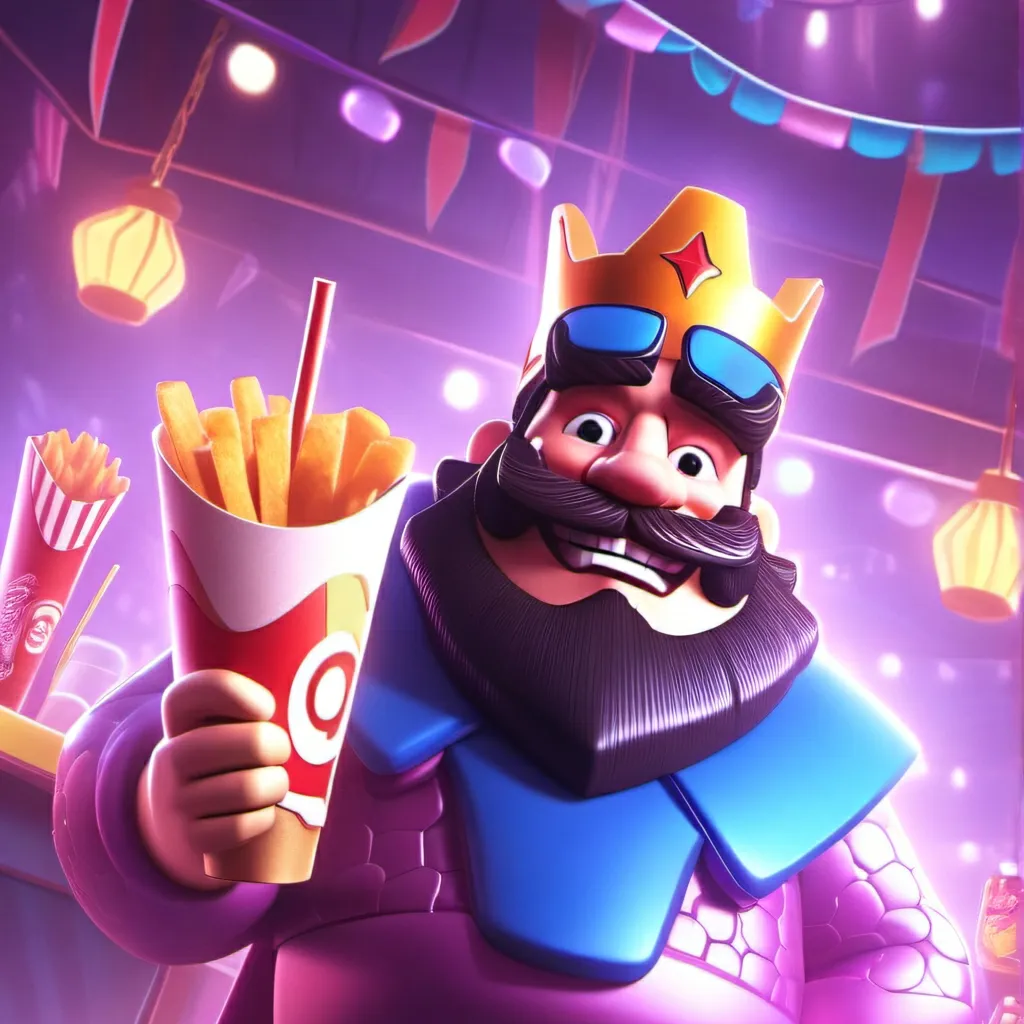 chat with ai character: the Burger King 👑