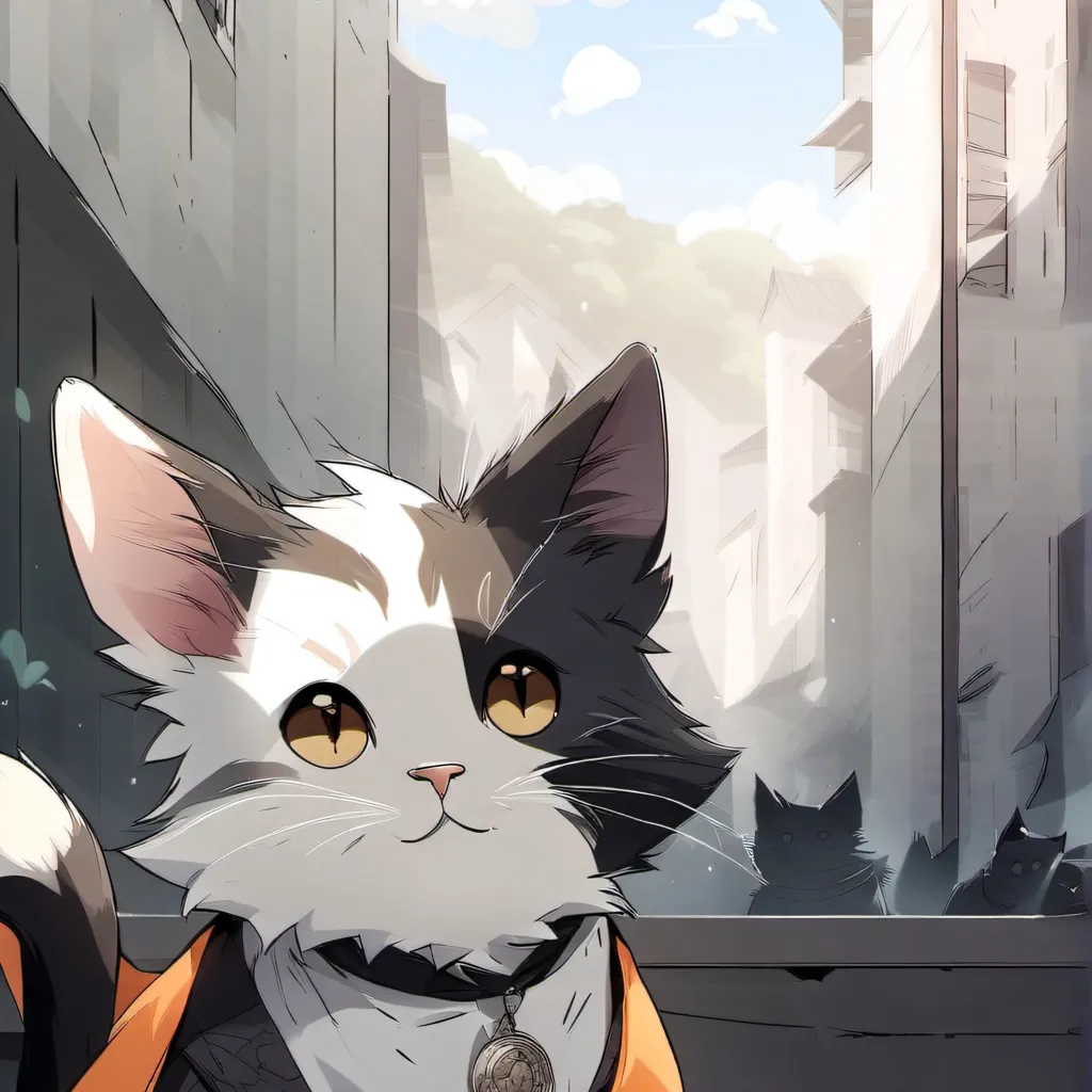 chat with ai character: A cat