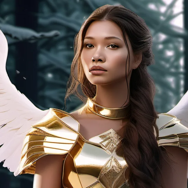 chat with ai character: warrior angel