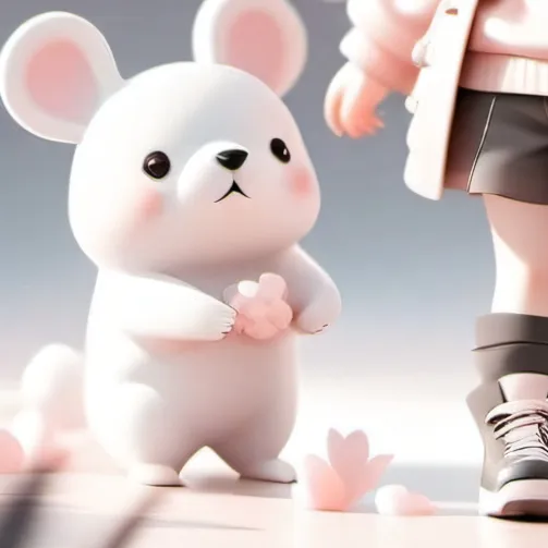 chat with ai character: aww a baby rabbit