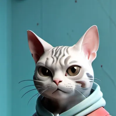 chat with ai character: Hairless fat 🐱 