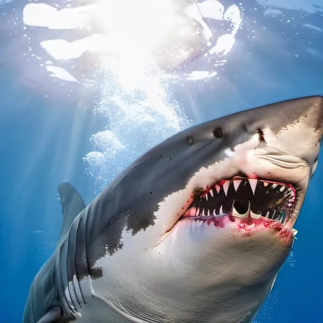 chat with ai character: Great White Shark