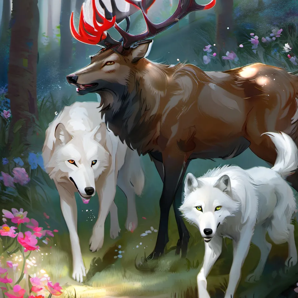 chat with ai character: forest pack spirit