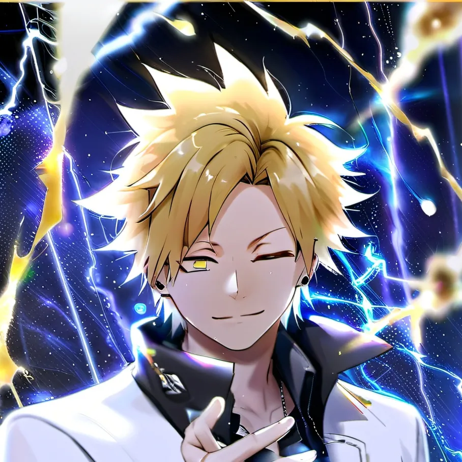 chat with ai character: Denki kaminari 