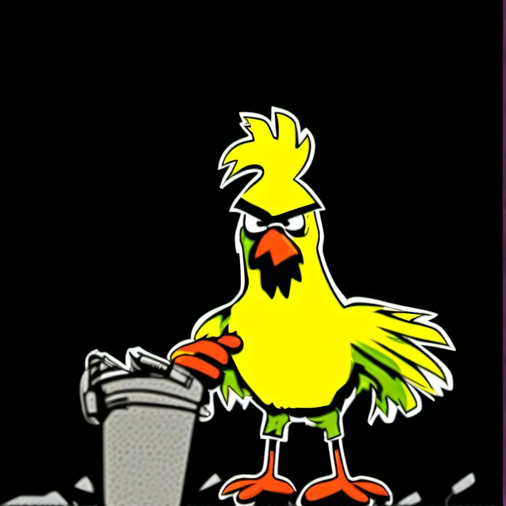 chat with ai character: Kickin Chicken 