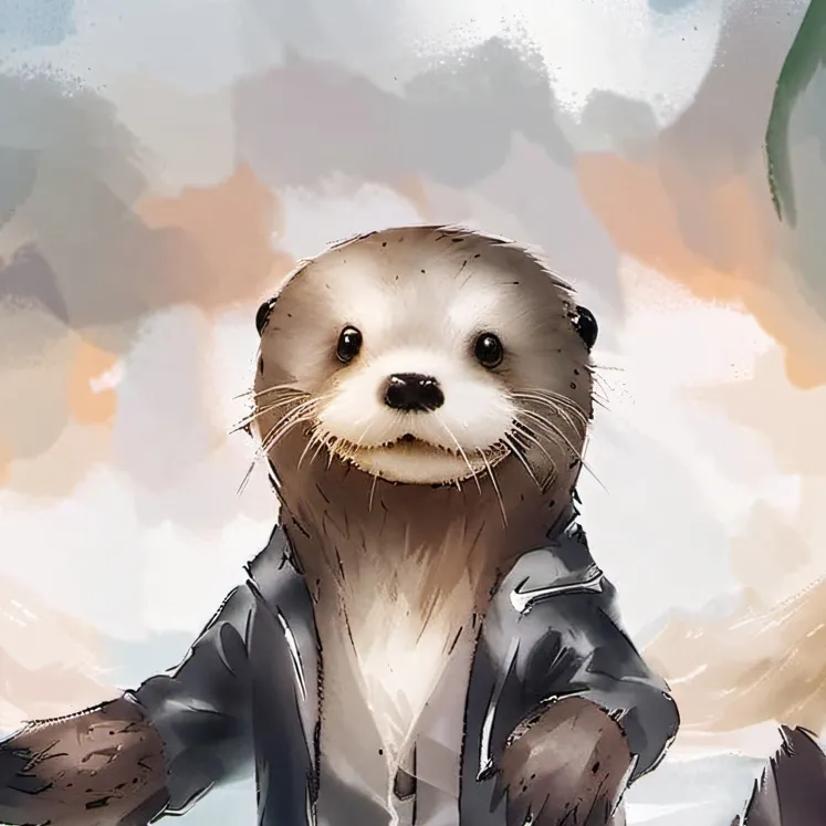 chat with ai character: tposing sea otter