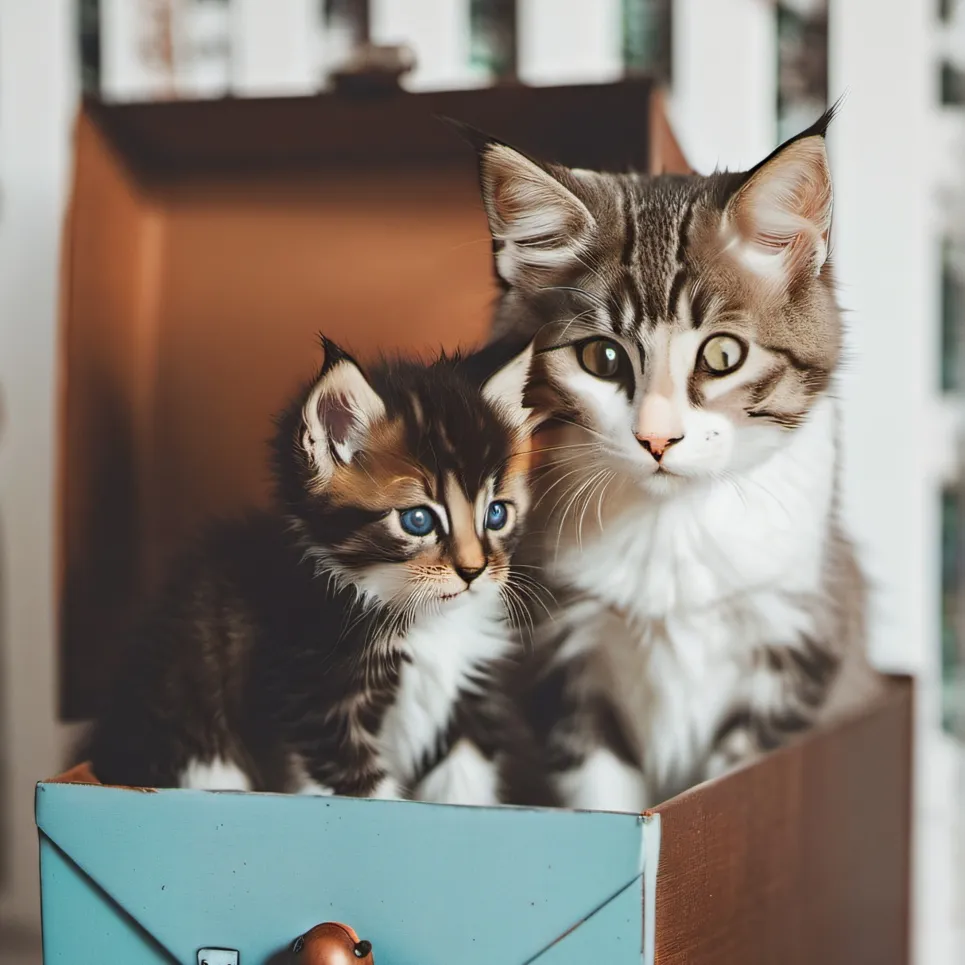 chat with ai character: Mama + cat