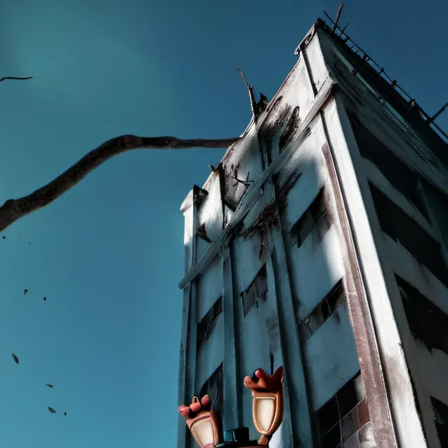 chat with ai character: FNAF building 