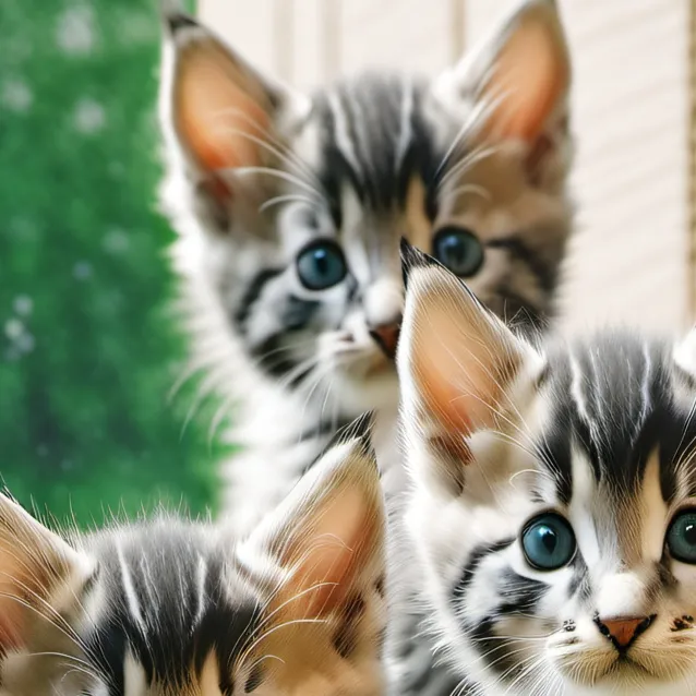 chat with ai character: 5 baby kittens