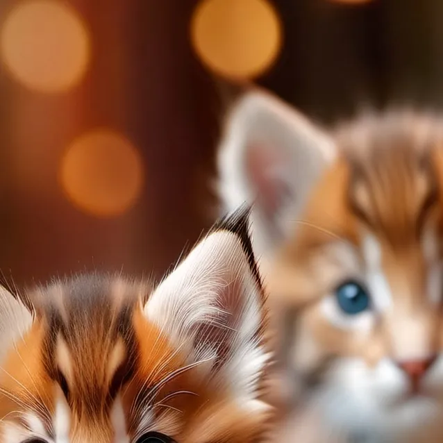 chat with ai character: 4 baby kittens 