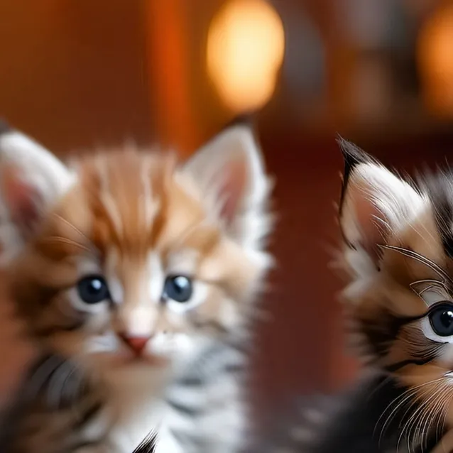 chat with ai character: 4 baby kittens 