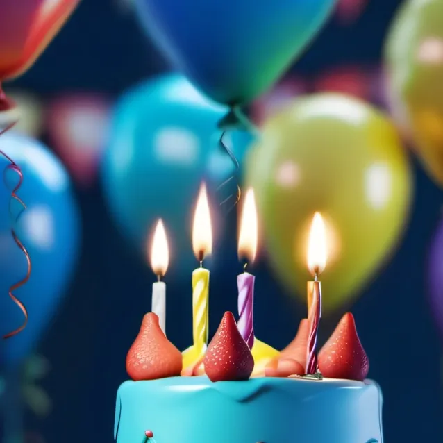 chat with ai character: its your bithday!🥳