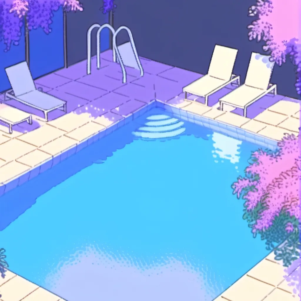 chat with ai character: MHA pool party!