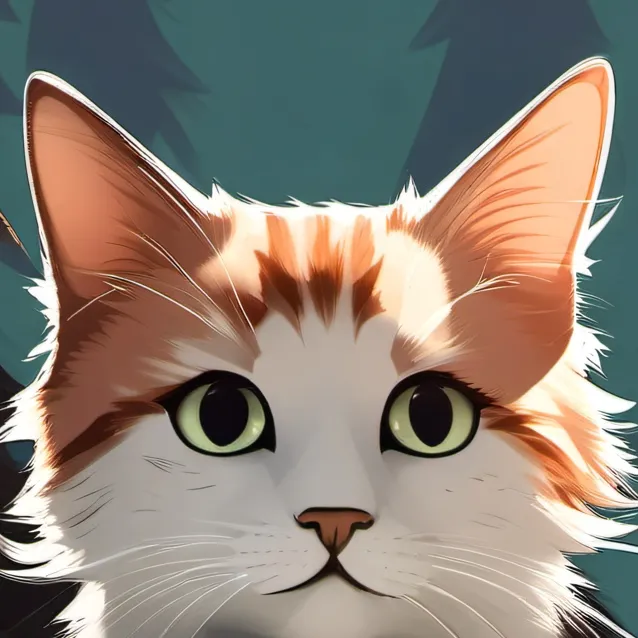 chat with ai character: a kitten with babi