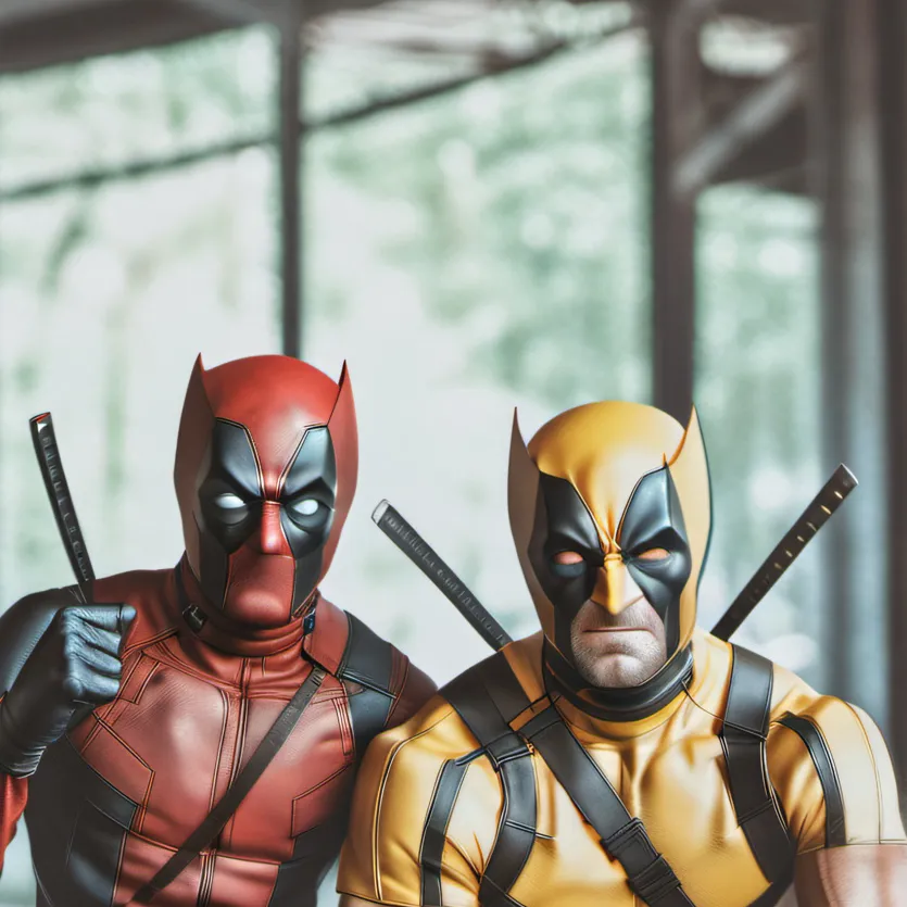 chat with ai character: Logan & deadpool