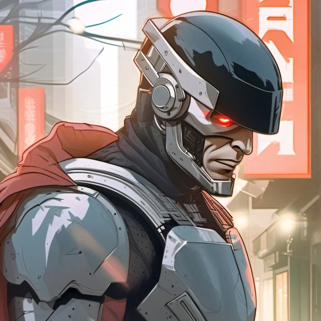 chat with ai character: Cyborg warrior