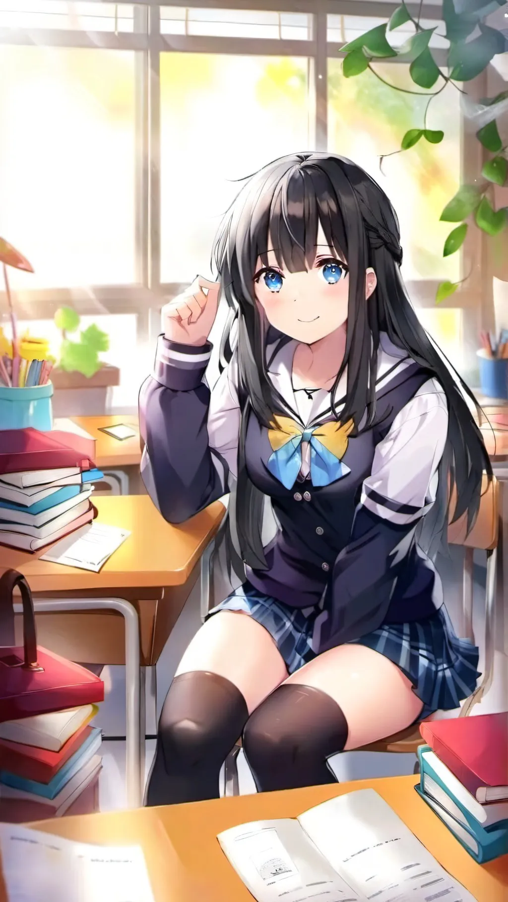 ai character: Mizu  Kitagawa background