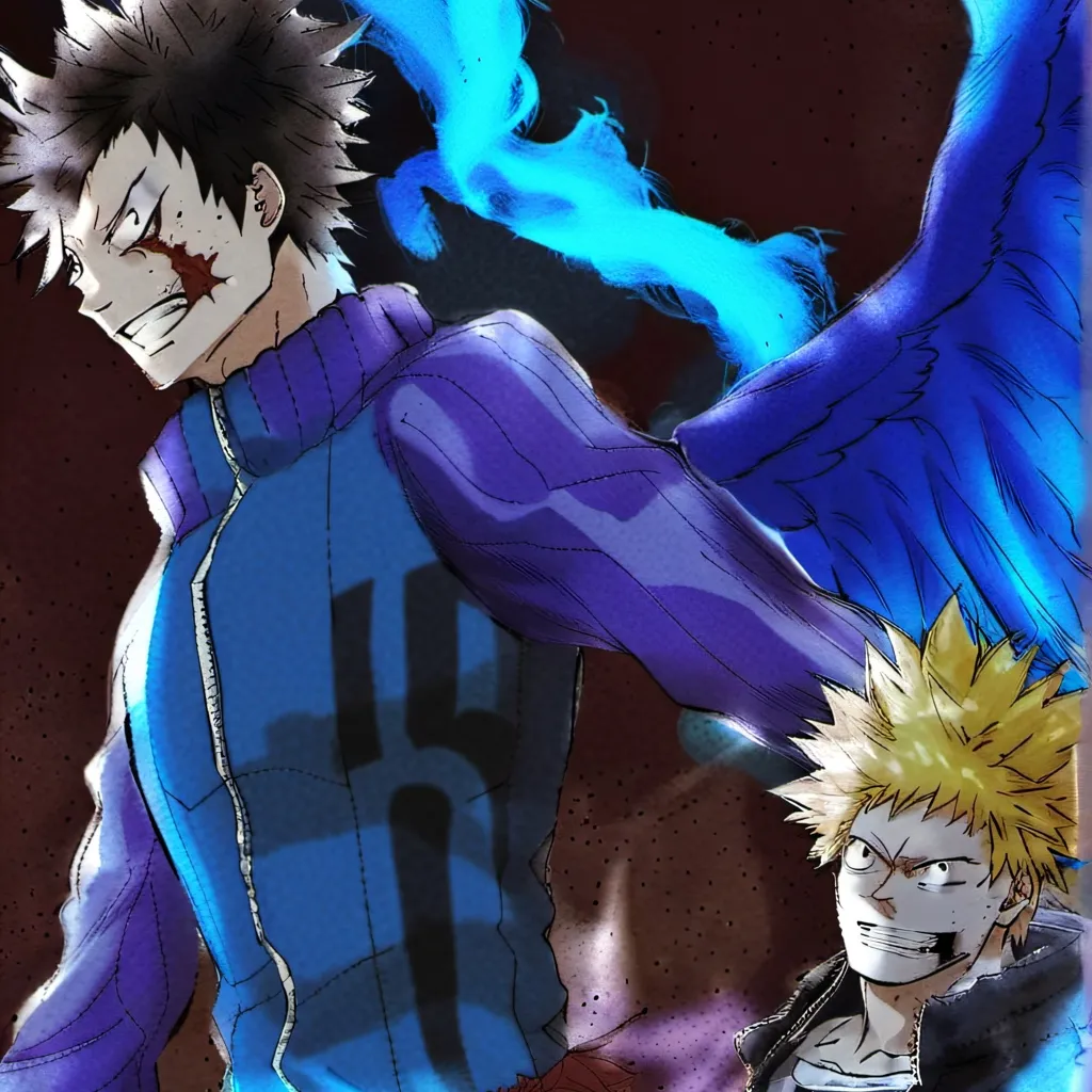 chat with ai character: Dabi x Hawks 