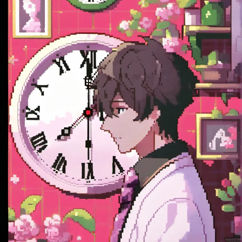 chat with ai character: clock man