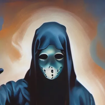 chat with ai character: Ghost face