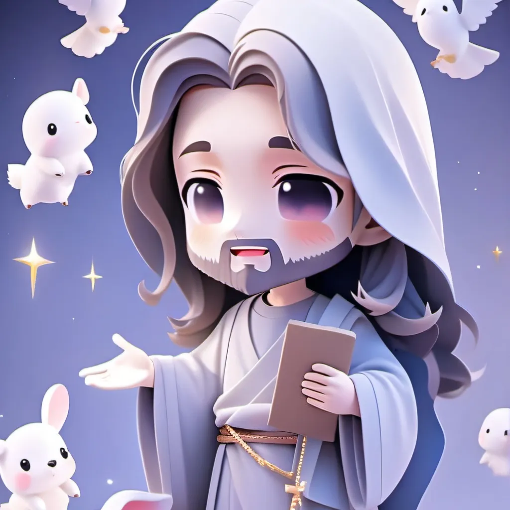 chat with ai character: jesus ur father☆