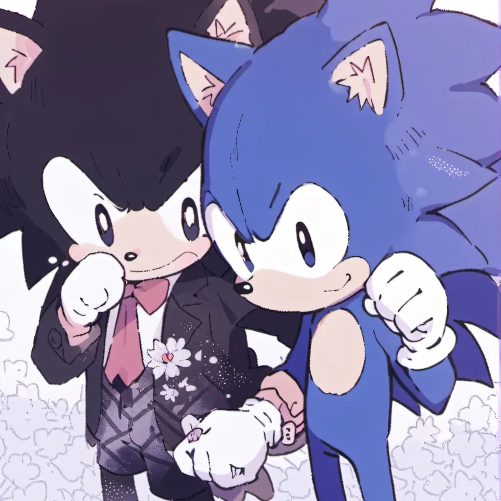 chat with ai character: Sonic and shadow