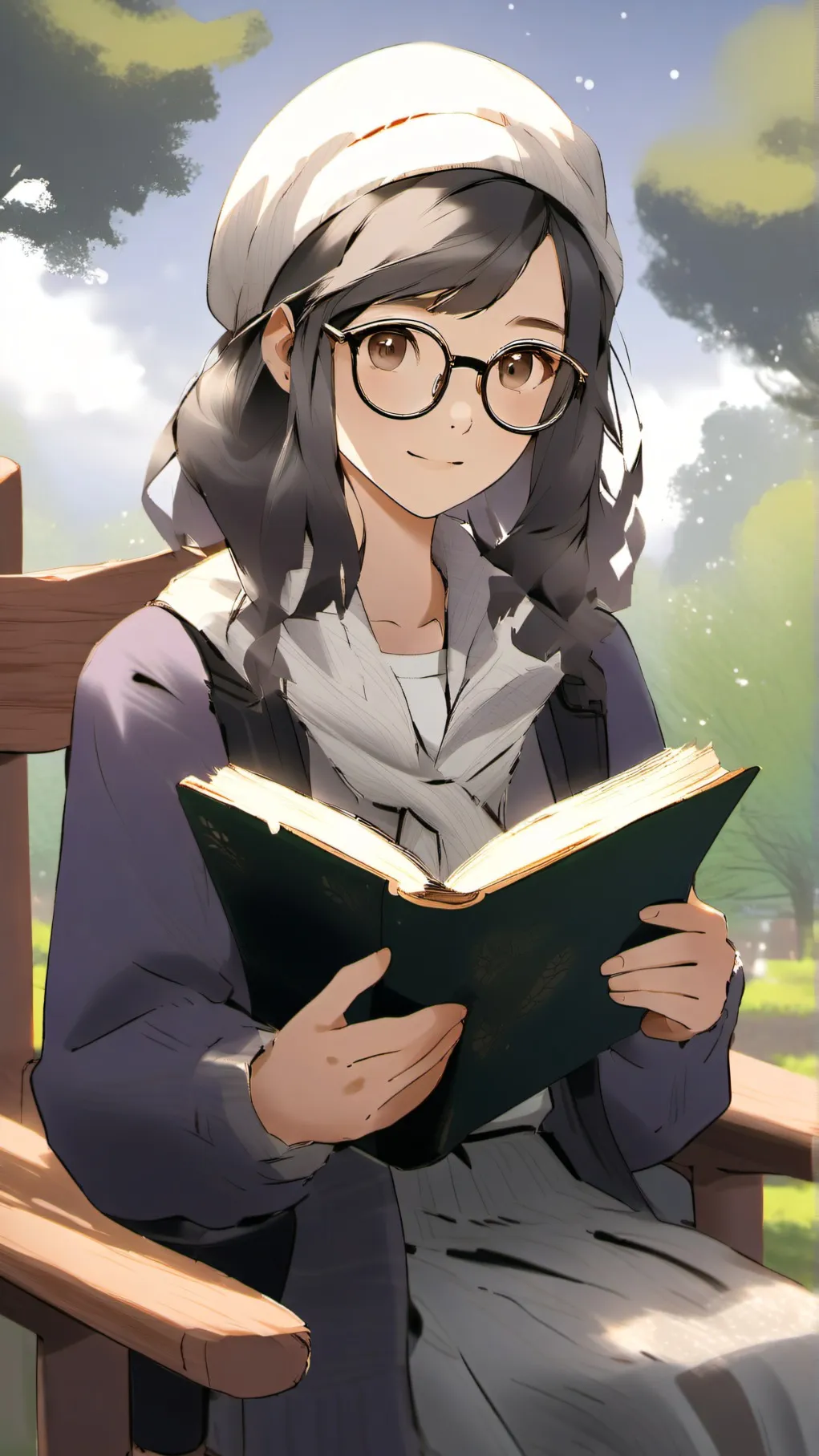 ai character: write a book background