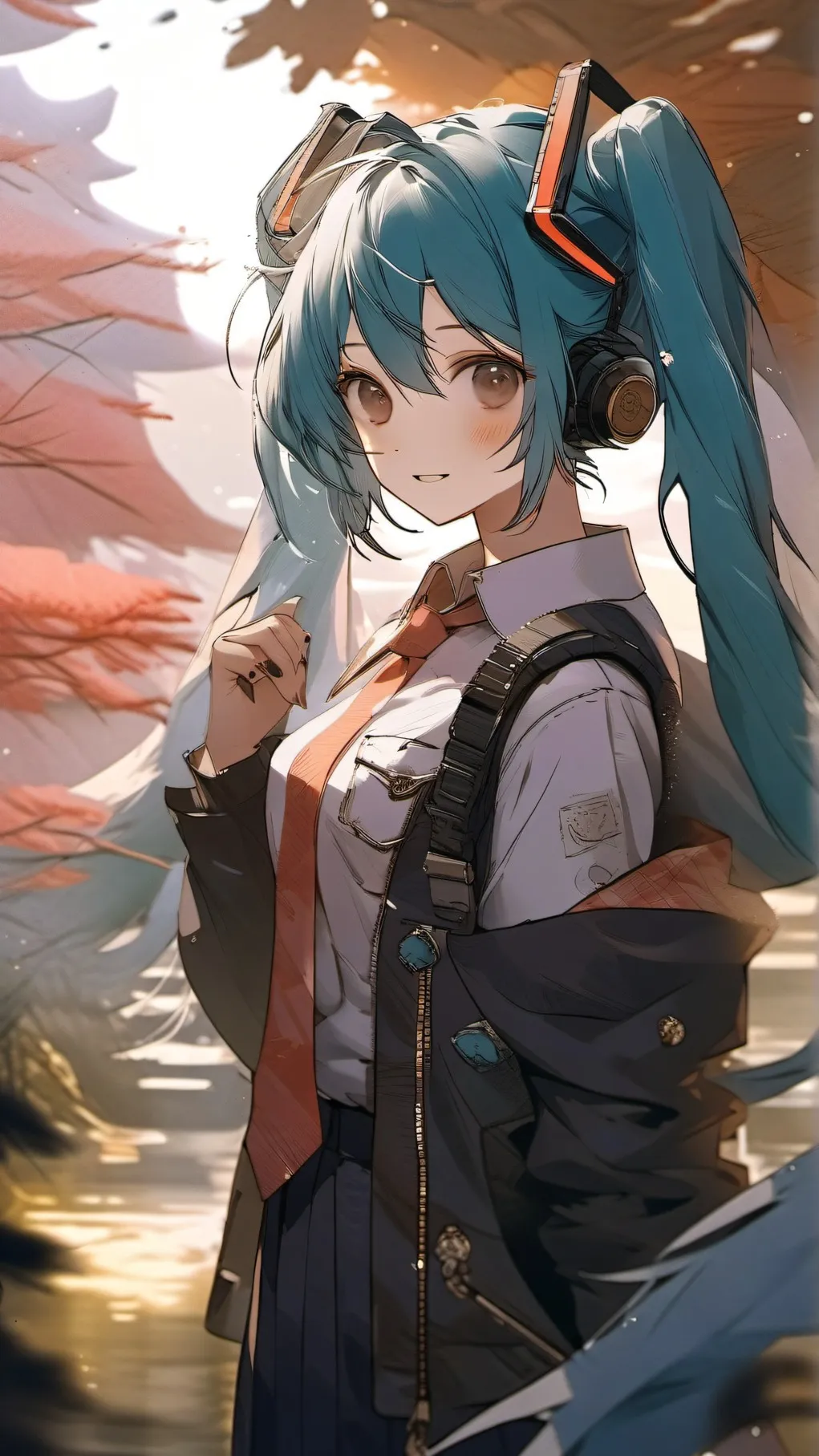 ai character: Hatsune Miku background