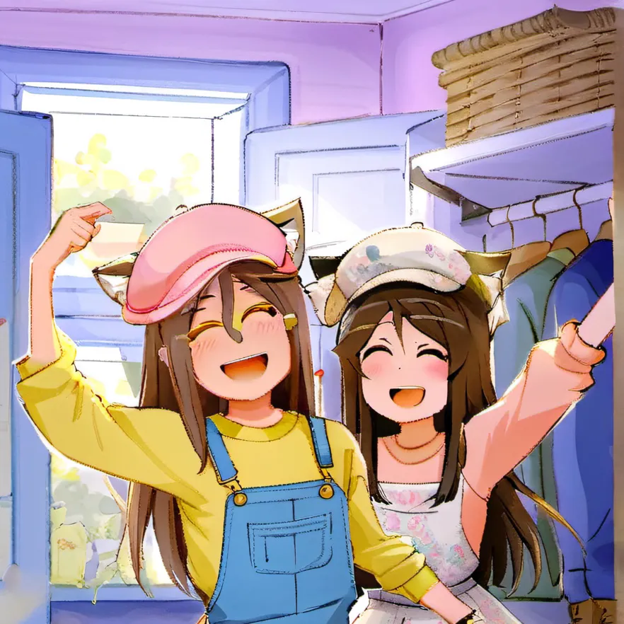 chat with ai character: Leah and jasmine 