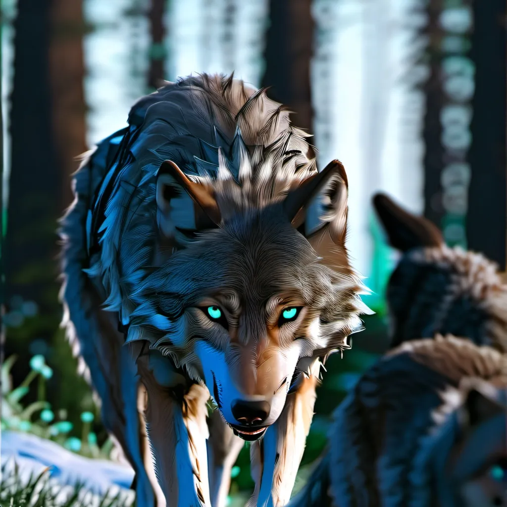 chat with ai character: male wolfa