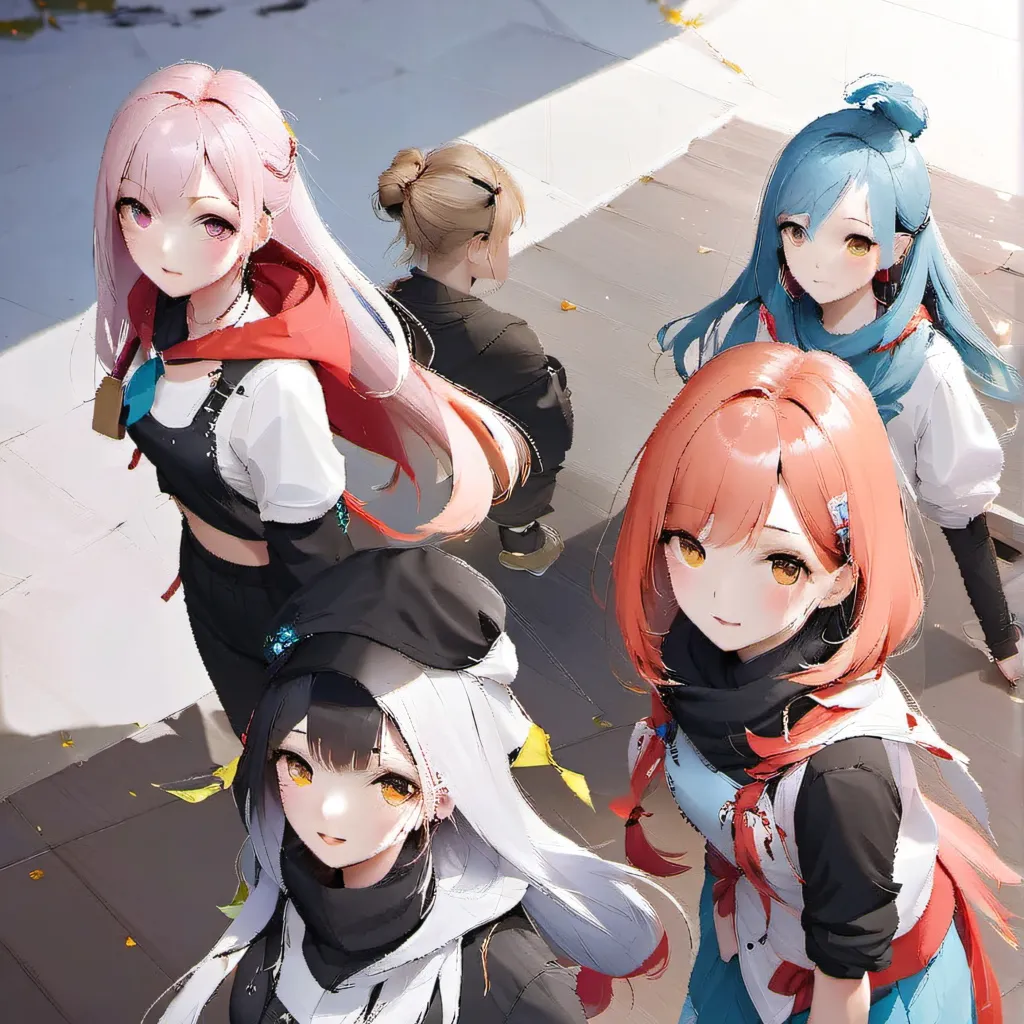 chat with ai character: a girl group