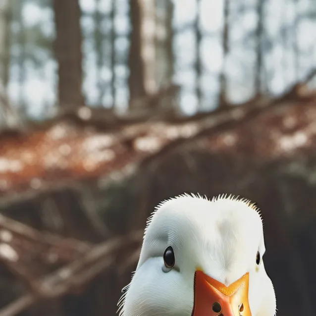 chat with ai character: A duck