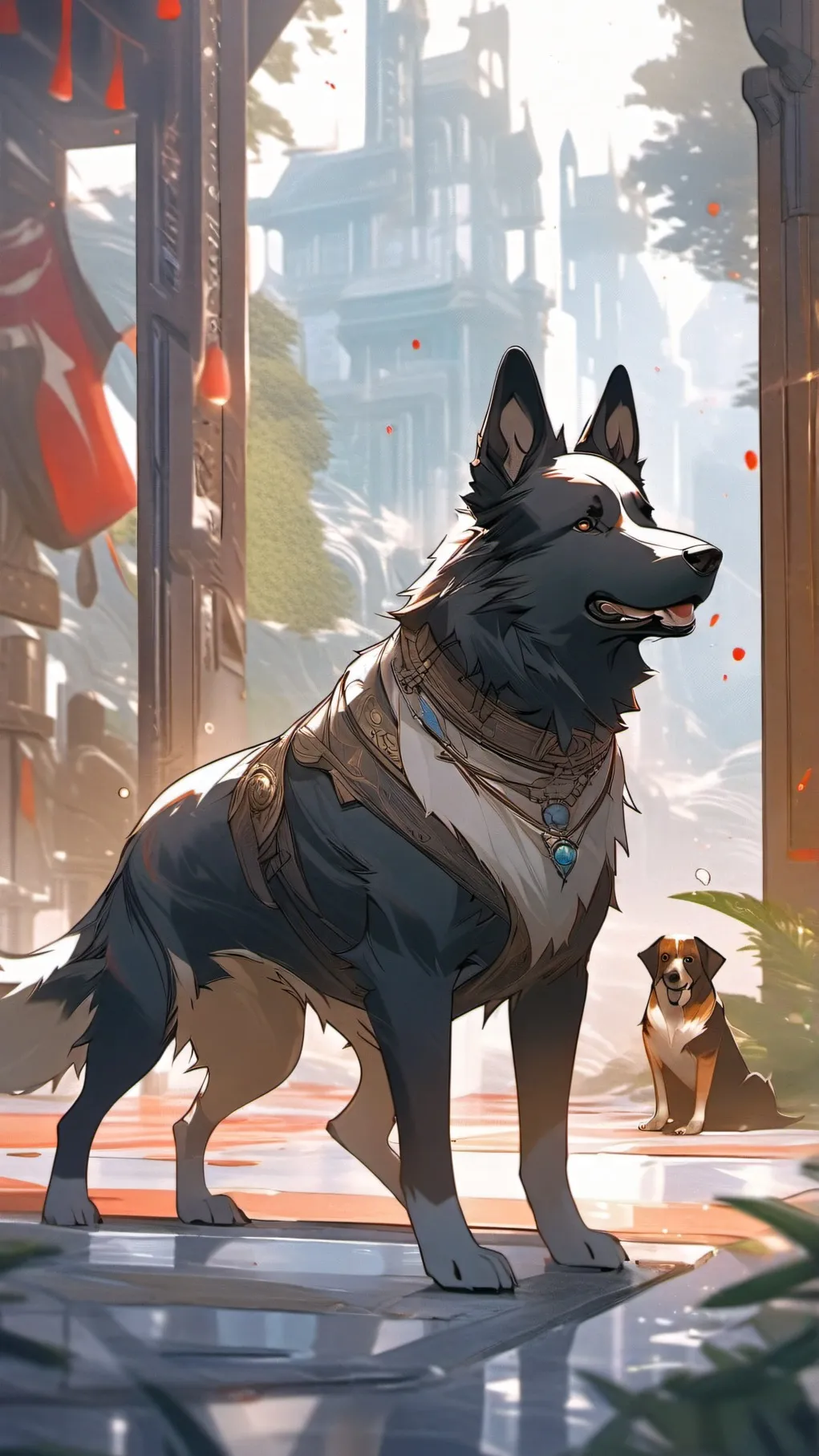 ai character: class pet mha background