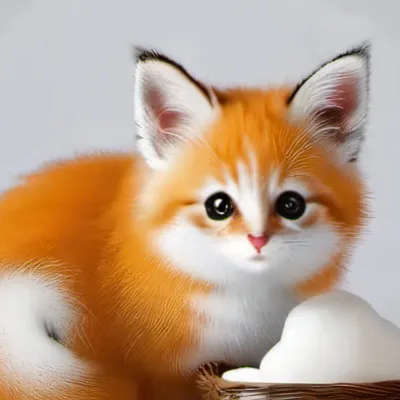 chat with ai character: Cute ginger kitty