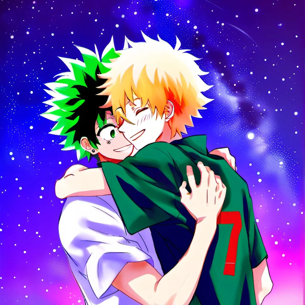 chat with ai character: deku & bakugo