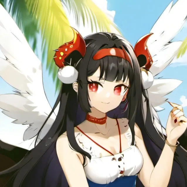 chat with ai character: demon angel hybrid